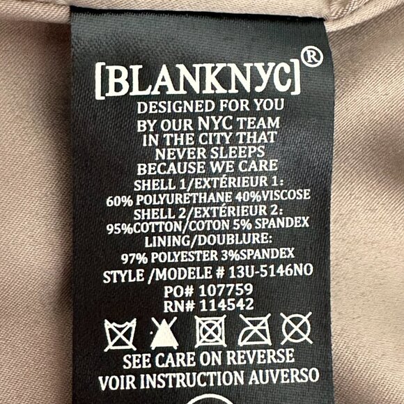 BLANK NYC 'Record Breaker' Collarless Faux Leather Moto Jacket - Picture 10 of 13